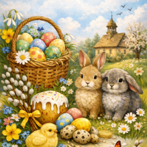 Sokołów Młp. ul. Lubelska 82 // życzenia wielkanocne